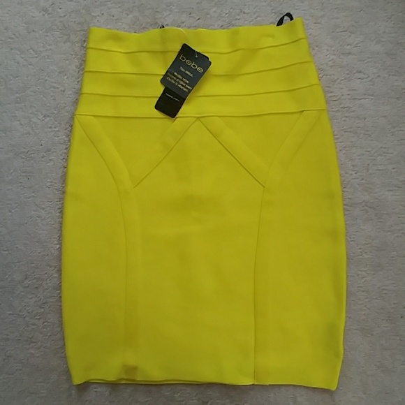 bebe Dresses & Skirts - bebe Highwaist Bandage Skirt NWT